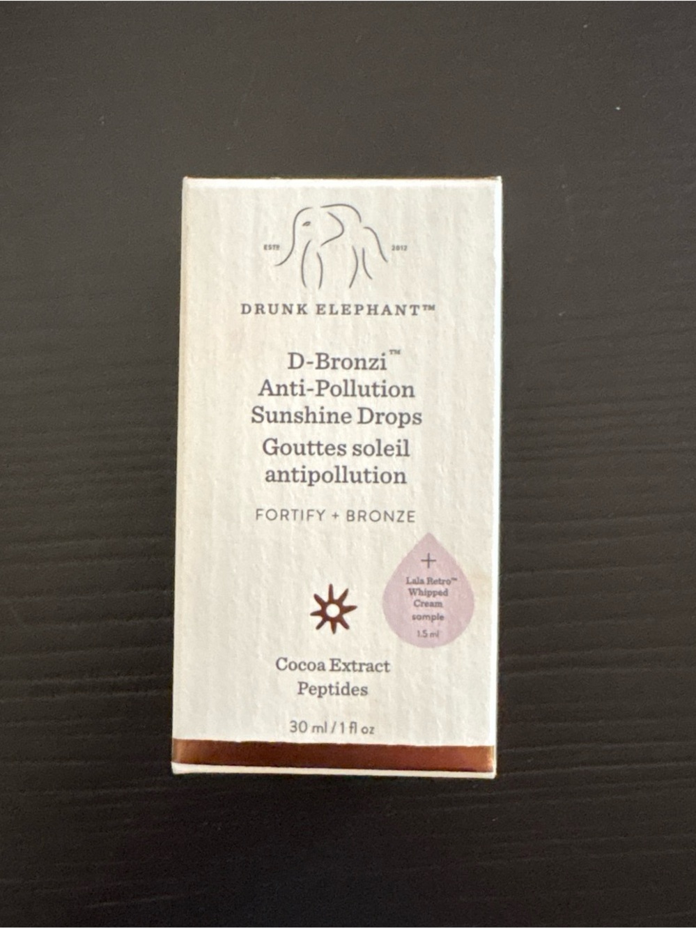 Drunk Elephant D-Bronzi Anti-Pollution Sunshine Drops - Bronze & Cream